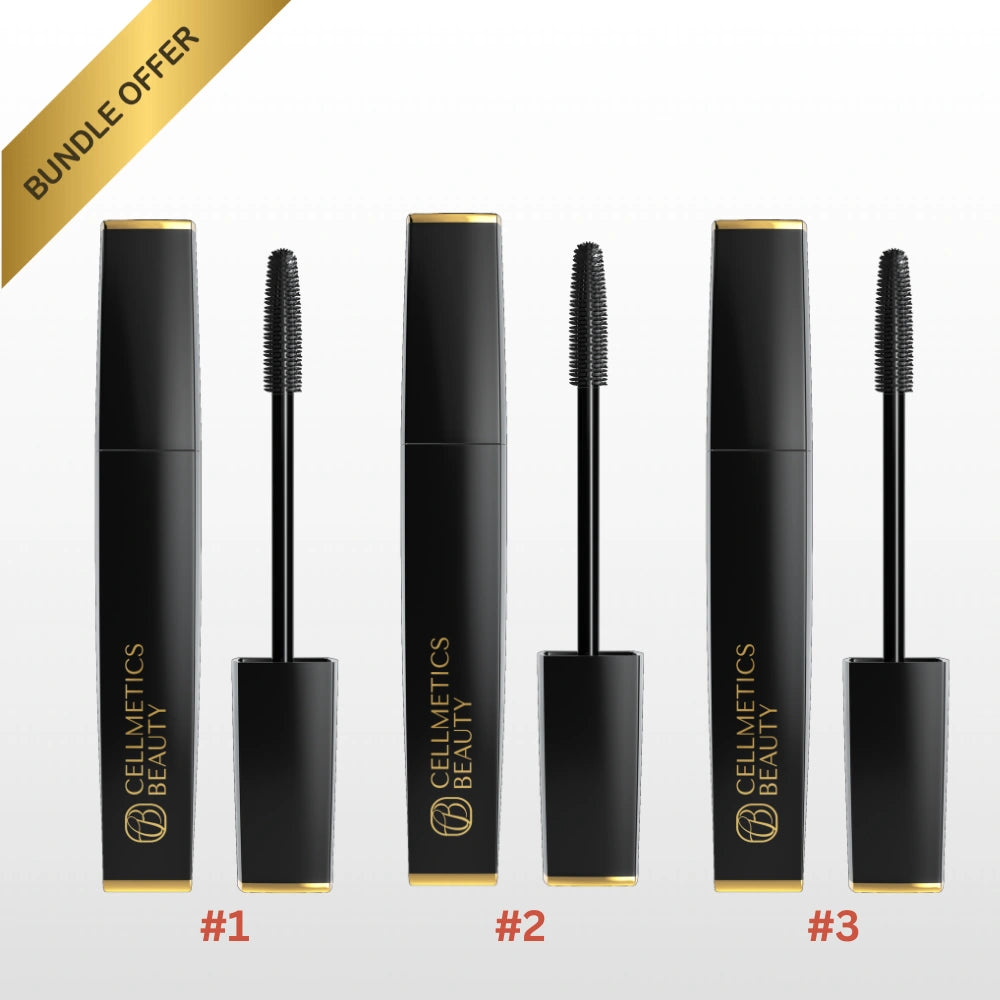 3 pcs Pro Age Volumizing & Lengthening Mascara (Black)