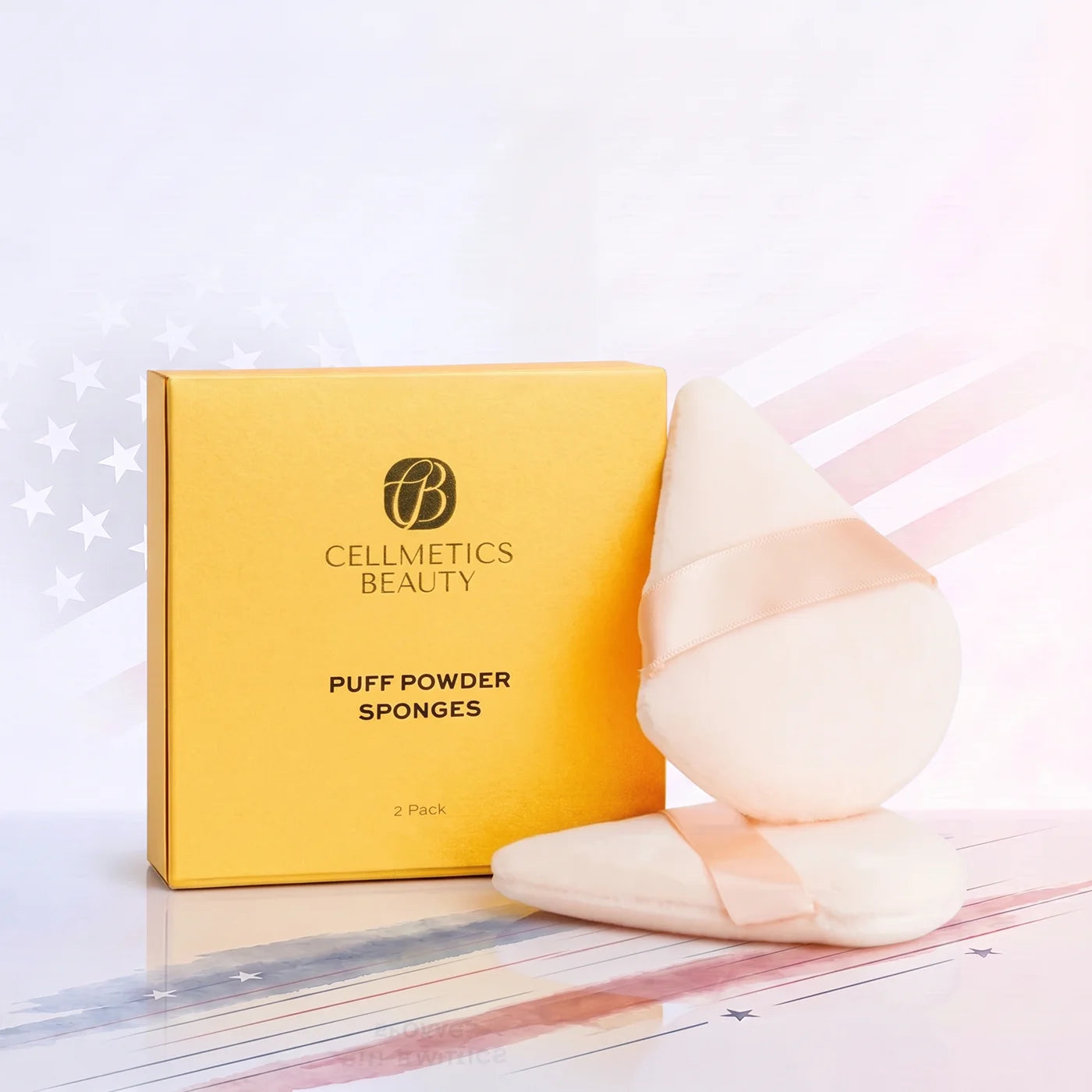 2pcs Gentle Puff Powder Sponge