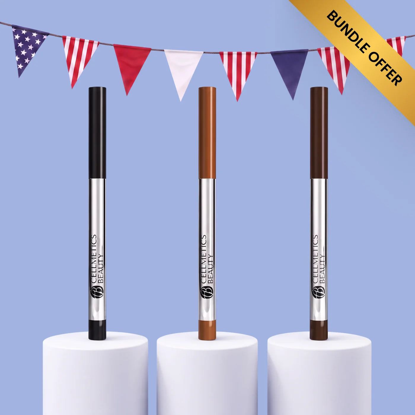 3 pcs Long-Wear Cream Eyeliner