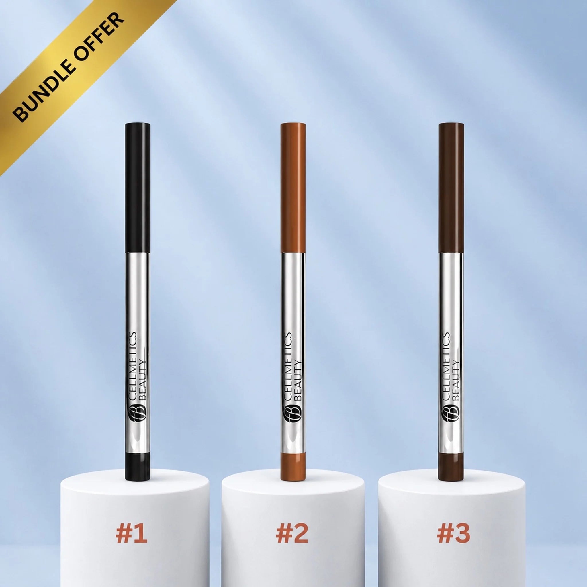 3 pcs Long-Wear Cream Eyeliner